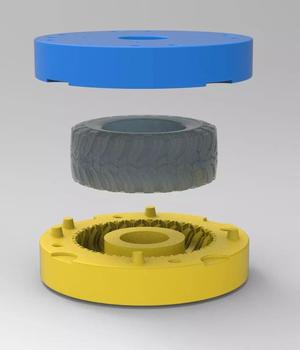 Mold for diecast Super Swamper Cobalt MT Tire Scale 1 to 10