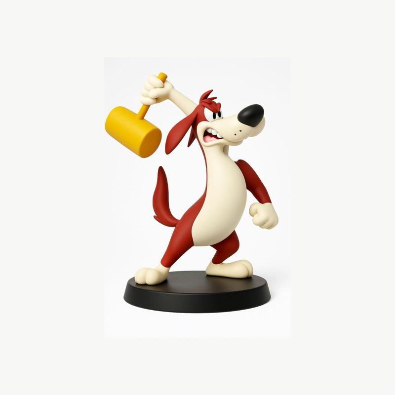 George the dog (Claudio the rooster's faithful adversary)