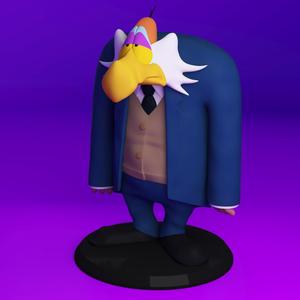 3D printable file of Igor from Count Duckula