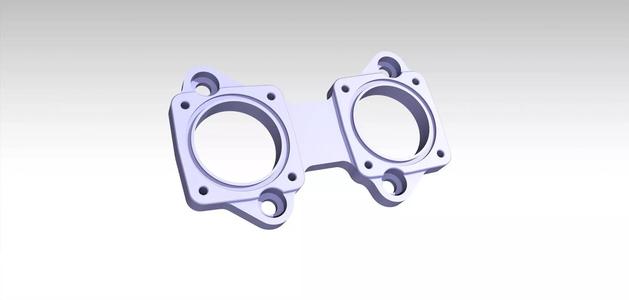 Flange Adapter From Weber DCOE 45 Intake Manifold To 46x46 ITBs