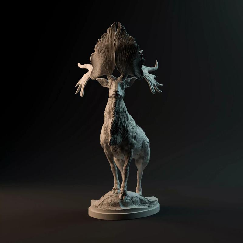 Sinomegaceros Pachyosteus looking 1-35 scale