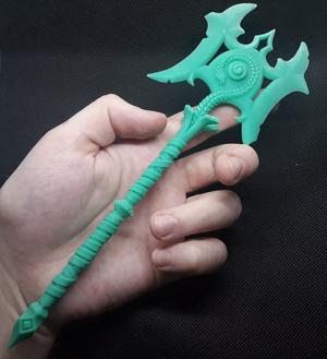 Snake poleaxe 3d print