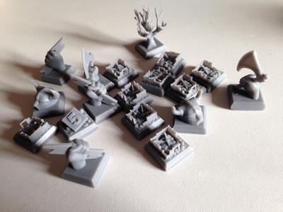 Blood Rage 3D Tokens
