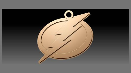 NHL tampa bay lightning keychan shield color printable