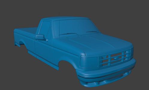 RC BODY 1993 F150 SVT LIGHTNING  1/10 3D PRINT STL