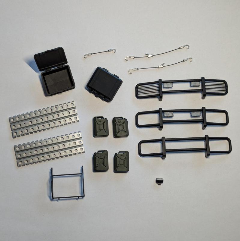 FMS FCX24m Discovery Camel Trophy Detail Set
