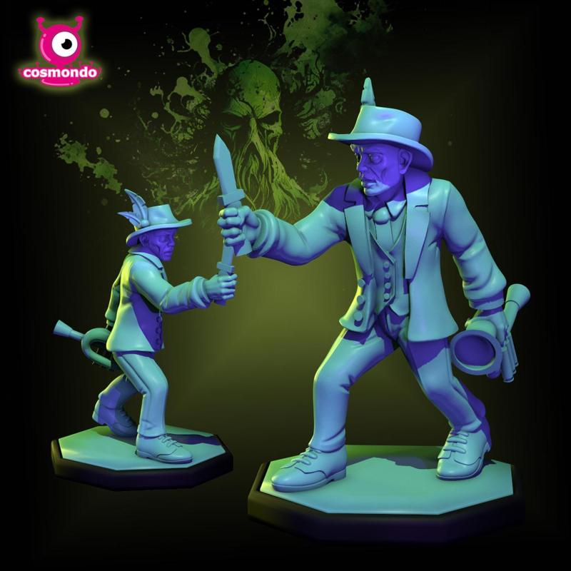 Jazzman Musician Cthulhu Investigator 32mm RPG Tabletop
