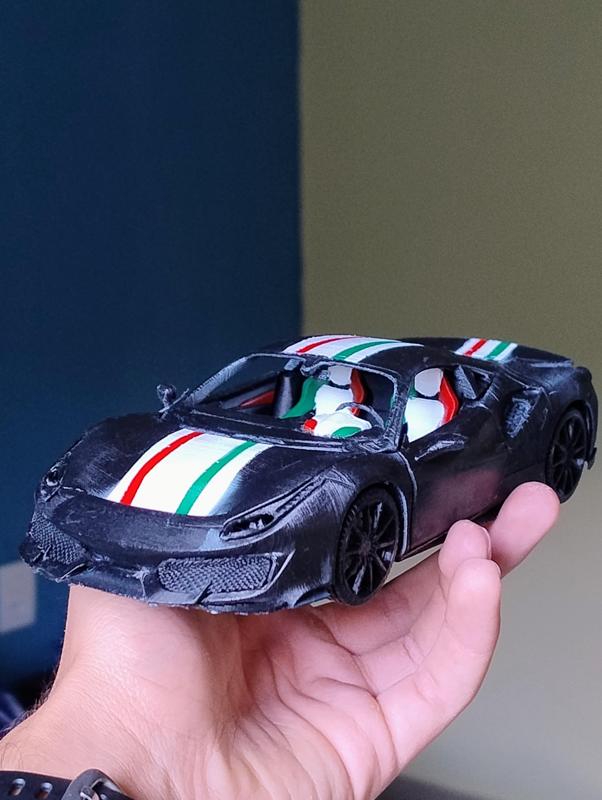 Ferrari 488 Pista with interior