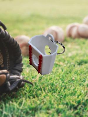 Baseball Hand Sanitizer Keychain