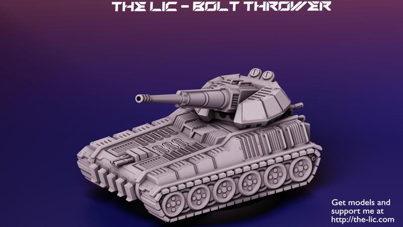 The LIC - Bolt Thrower Self Propelled Artillery Tank