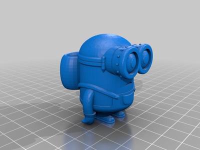 Minion Bob Neckerchief Slide (woggle)