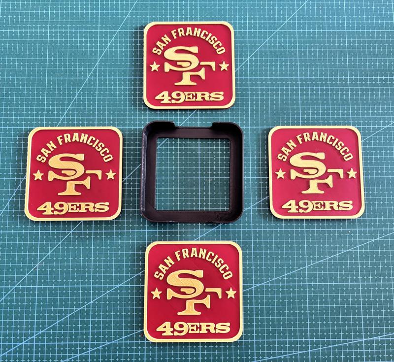 SAN FRANCISCO 49S COASTER. NFL