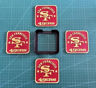 SAN FRANCISCO 49S COASTER. NFL