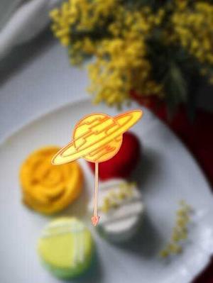 Saturn Cupcake Topper