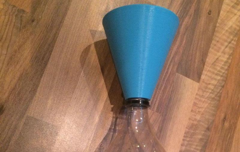 a funnel for a cola bottle