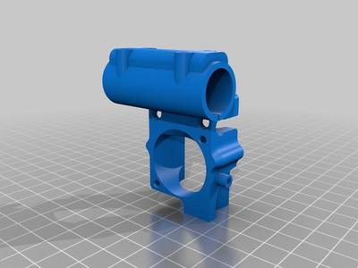 E3D V2 Carrage Mount for Parallell Horozontal Rails