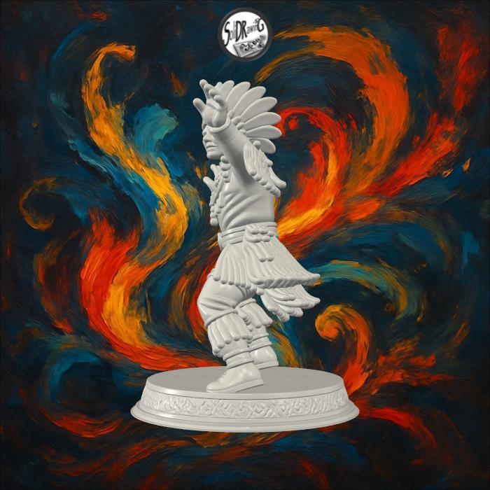 Native Tribal Dancer I — Dance of the Ancestors – SoliDRawinGs SG436