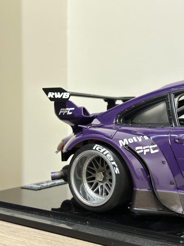 RWB Porsche BBS rims and tires