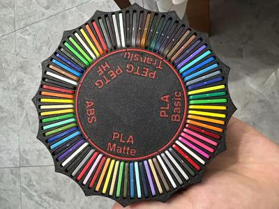 Latest Filament Swatch Organizer