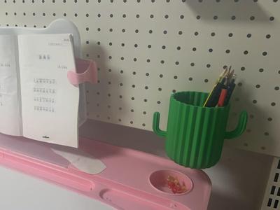 Cactus pen holder, compatible with 25mm metal round hole pegboard