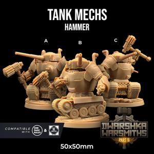 Tank Mechs | PRESUPPORTED | Dwarshka Warsmiths Pt. 2