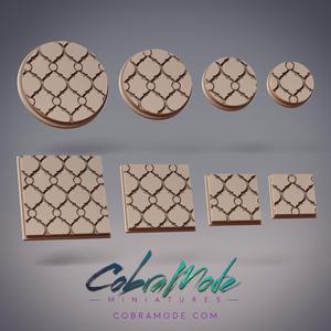 Arabesque Base Pack (8pcs) - Round and Square Versions