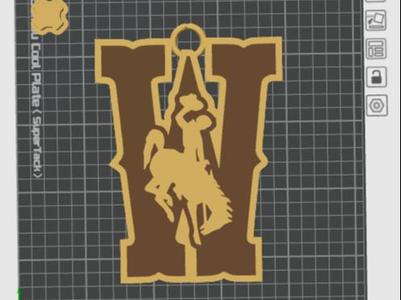 Wyoming Cowboys hype logo