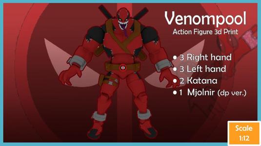 Venompool 1:12 ACTION FIGURE.