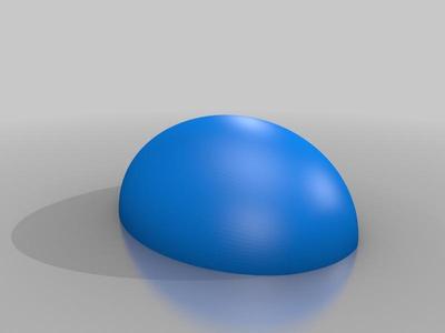 Smoothed Egg Half