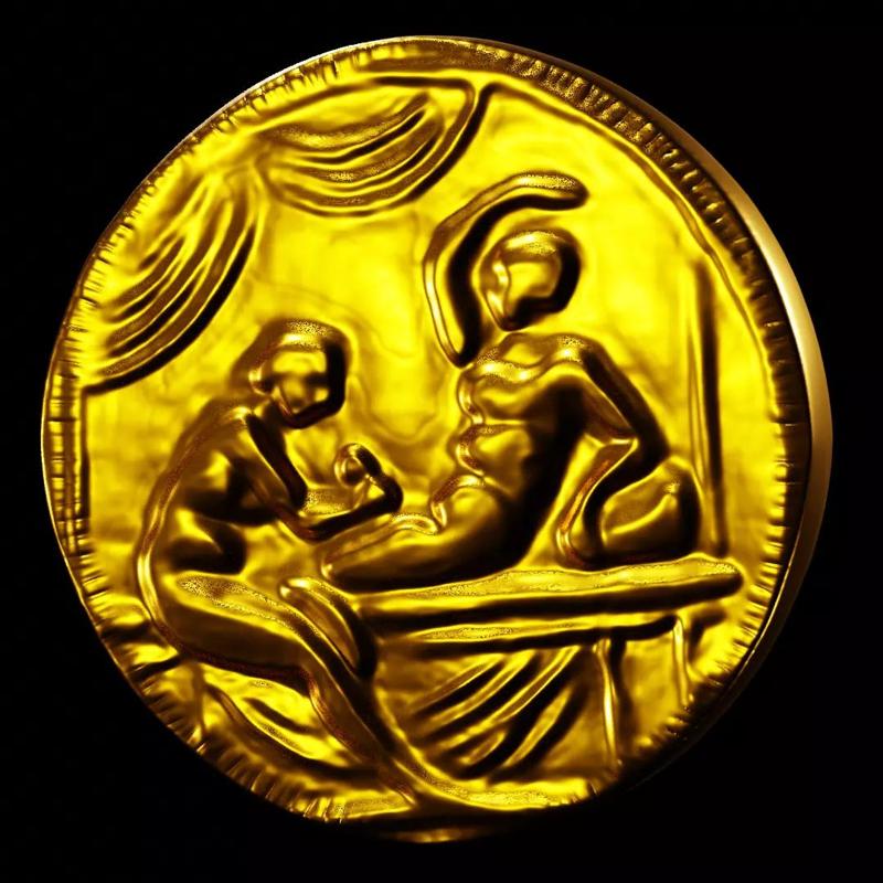 Roman Spintria Coin - High-Detail Historical Replica