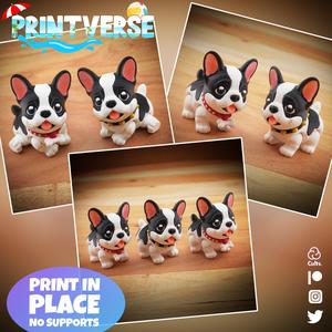 Flexy Frenchie - French Bulldog Puppy Print In Place No Support