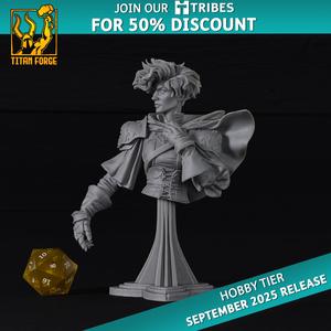 Female Paladin - Hobby Bust model.