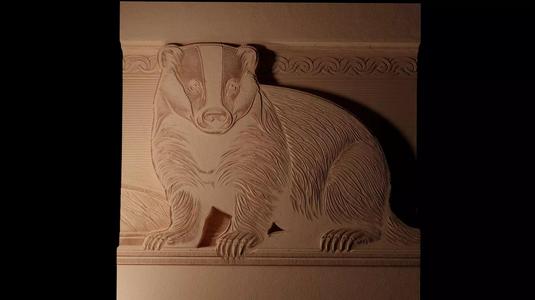 Badger CNC 3d Print High Relief Sand Casting