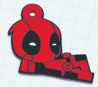 deadpool keychain
