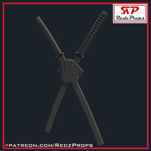 Deadpool 2 Katana & Sheath Cosplay Prop