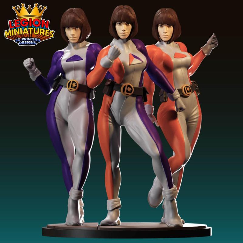 Marvel crisis protocol triplicate girl presupported included