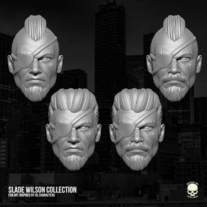 Slade Wilson Fan Art 3D Printable Files for Action Figures