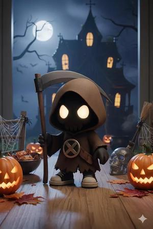 Chibi Figurine of Skeleton Archer