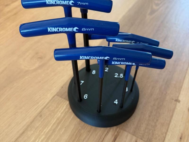 T Handle Allen Key Bench stand