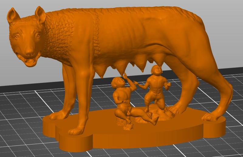 Loba Capitolina with Romulus and Remo - Capitoline She Wolf with Romulus and Remo