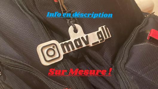 Custom-made INSTAGRAM logo! To find you on the networks ;-)