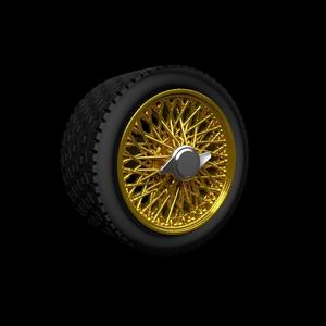 Jaguar E-Type wire wheel