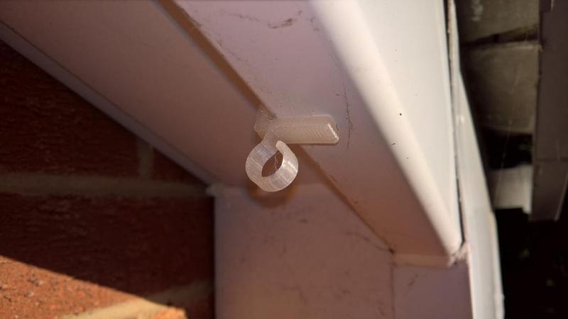 Fascia hook for Christmas lights