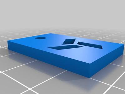 EDEN Keyring Plate