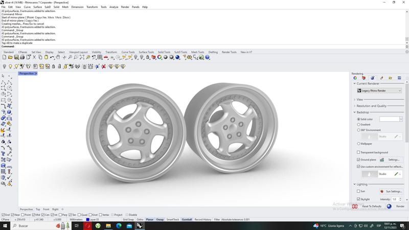 wheel alloy f6 1/18
