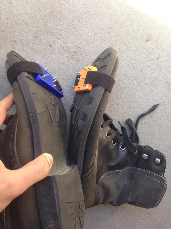 Winter Proof any Shoe - using Traction Spikes