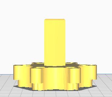 Adapter for 3 Spoke Wheel