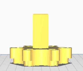 Adapter for 3 Spoke Wheel