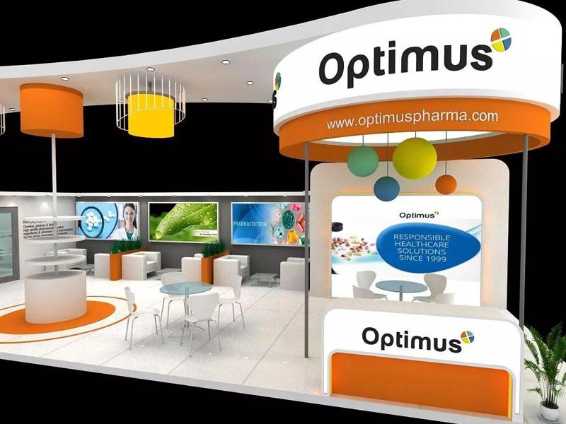 15 mtr x 6 mtr  2 side open exhibition stands