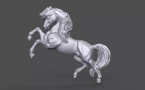 Horse bas relief
